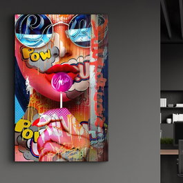 Wallity Pintura Decorativa de Vidrio Templado 70 x 110 cm